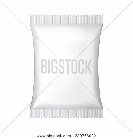 White Blank Foil Food Snack Sachet Bag Packaging For Coffee, Salt, Sugar, Pepper, Spices, Sachet, Sw