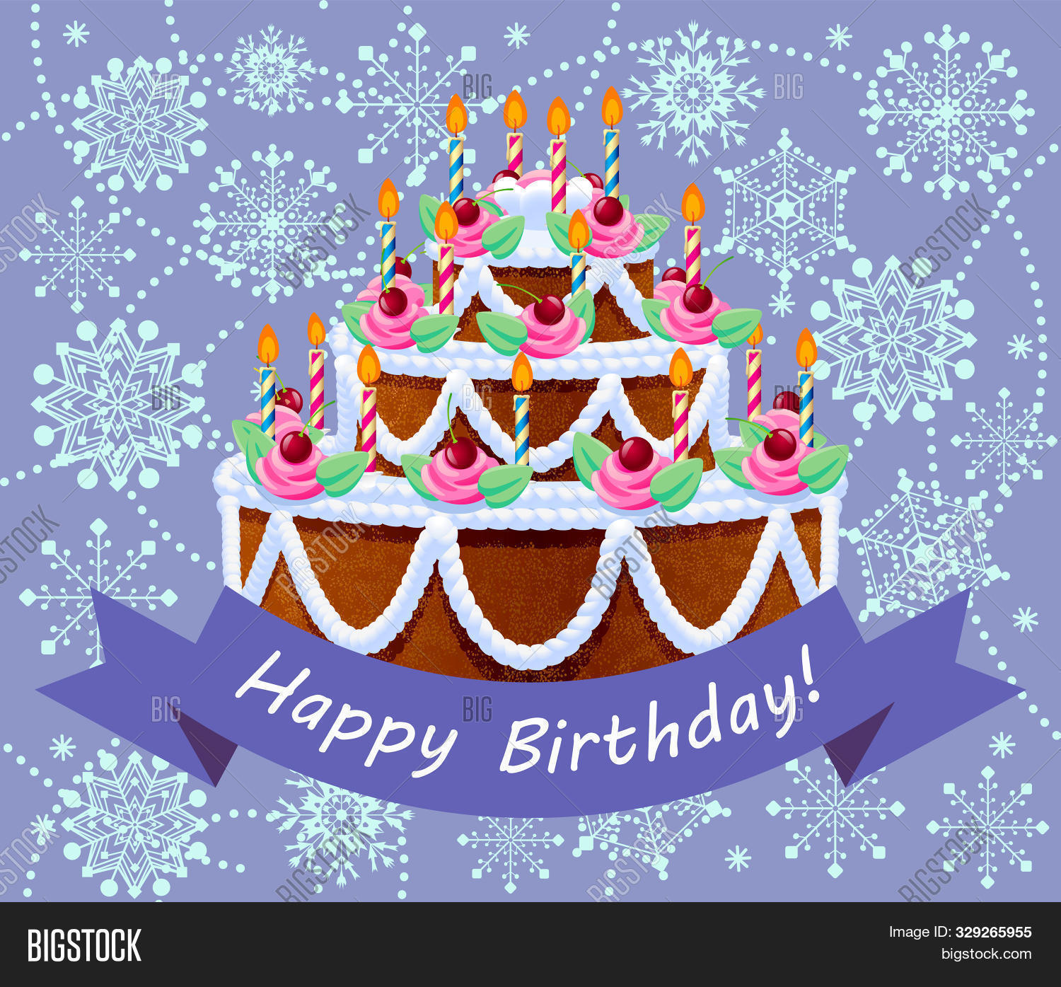 Imagen y foto Birthday Winter. (prueba gratis) | Bigstock