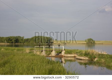 Kunstvanding kanal og Reservoir