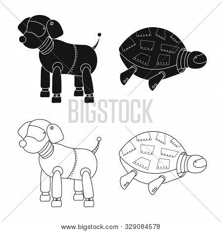 Vector Illustration Of Toy And Science Icon. Set Of Toy And Toy Vector Icon For Stock.