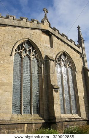 Oakham, United Kingdom. October 19, 2019 - All Saints Church In Oakham Uk