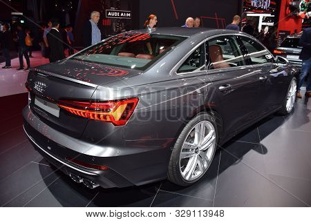 Frankfurt, Germany, September 09-2019: Audi S6 Iaa 2019