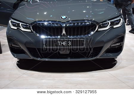 Frankfurt, Germany, September 09-2019: Bmw The3 330D Xdrive Iaa 2019