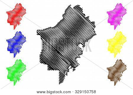 St. Clair County, Alabama (counties In Alabama, United States Of America,usa, U.s., Us) Map Vector I