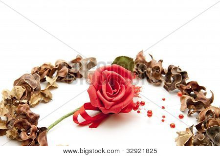 Rosa com laço