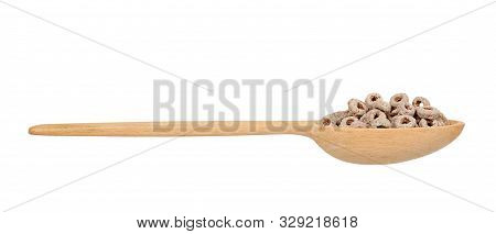 Loop Cereal, Breakfast Food. Crunchy Snack With Oat And Corn.