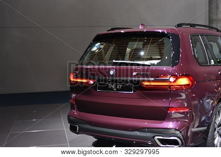 Frankfurt, Germany, September 11-2019: Bmw X7 Iaa 2019