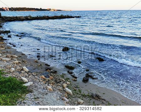 Bulgarian Black Sea In Ravda Village
