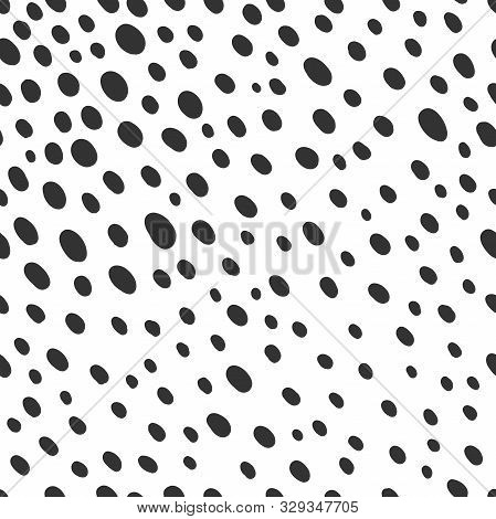 Vector Seamless Monochrome Pattern. Vector Hand Drawn Scandinavian Style Illustration Design.