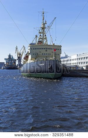 Saint Petersburg, Russia - June 16, 2019: Icebreaker 