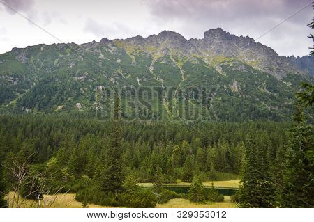 Morskie Oko (sea Eye) Lake In The Mountains