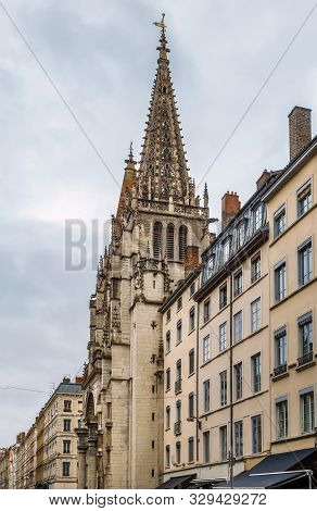 Church Of Saint-nizier Is A Church In Lyon City Center, France