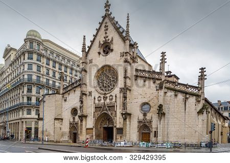 Church Saint Bonaventure Is Medieval Church In Lyon, France