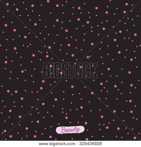 Makeup Icon Beauty Vektor Pink Backround Design