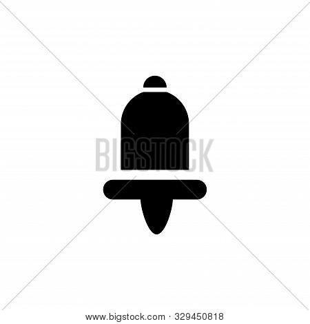 Notification icon. Social media button. News alarm symbol