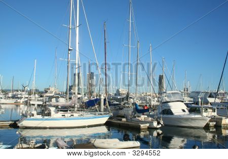 Yachten in Southport Marina Goldküste
