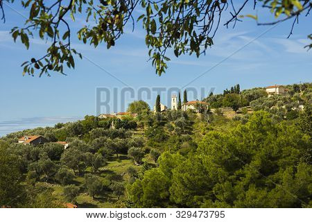 Stari Bar (old Bar), Montenegro, The Different Mountain And Suburb View From The Walls Of The Ancien