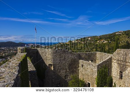 Stari Bar (old Bar), Montenegro, The Different View Of The Ancient City Fortress, An Open-air Museum