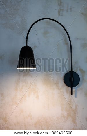 Lamps In A Modern Cafe, Stock Photo