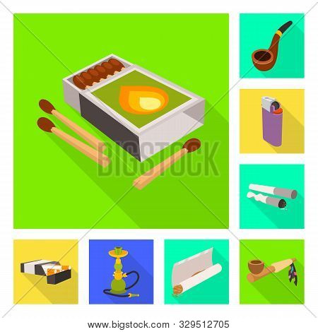 Vector Design Of Accessories And Harm Logo. Set Of Accessories And Euphoria Stock Vector Illustratio