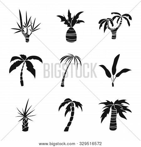 Vector Illustration Of Travel And Ecology Logo. Set Of Travel And Beach Vector Icon For Stock.