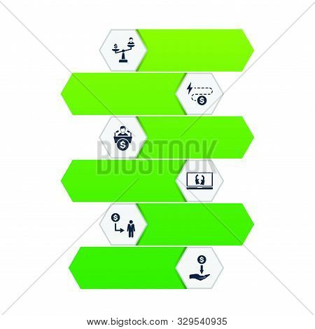 Corruption Infographics Vector Design. Timeline Concept Include Unjust, Provocation, Buy Votes Icons
