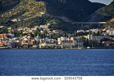 Panorama Of Loutra Edipsou Evia Island