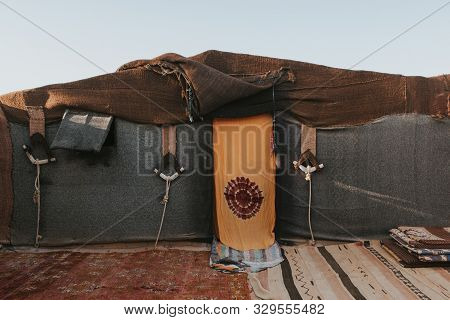 Berber Camp Tent, Called Haima. Facade Door.