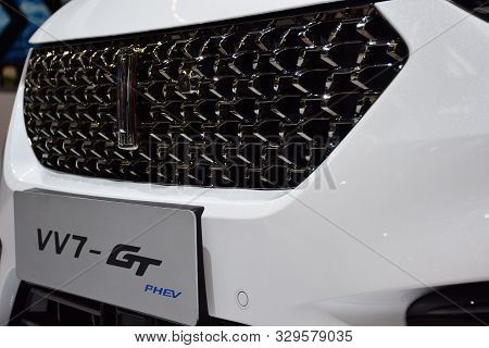 Frankfurt, Germany, September 09-2019: Wei Vv7 Gt Pro Phev Iaa 2019