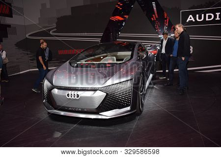 Frankfurt, Germany, September 10-2019: Audi Ai Concept Iaa 2019