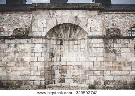Architectural Detail Of The National Museum Of Ireland  In Dublin, Ireland