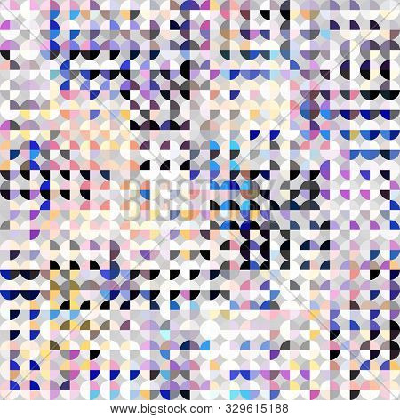 Geometric Abstract Pattern In Low Poly Style.