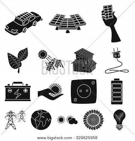 Vector Design Of Innovation And Technology Logo. Set Of Innovation And Nature Vector Icon For Stock.