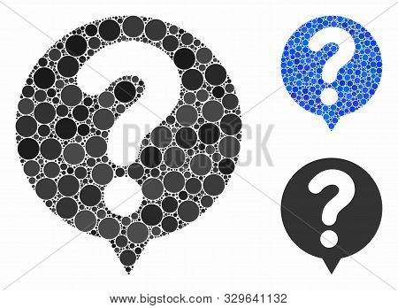 Status Balloon Composition Of Filled Circles In Different Sizes And Color Tints, Based On Status Bal