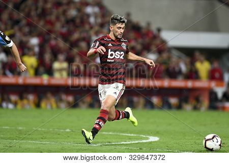 Rio, Brazil - October 23, 2019: De Arrascaeta During Flamengo Vs Gremio Match Valid For The Return G