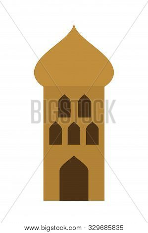 Manger House Building Isolated Icon Vector Illustration Design