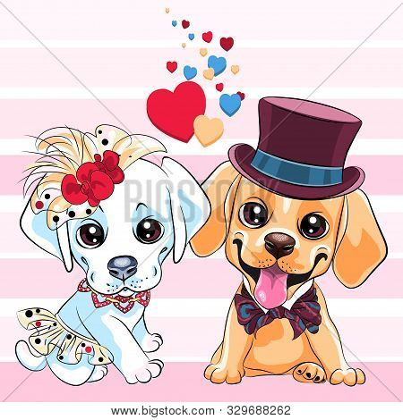 Lovers Cute Cartoon Vector Photo Free Trial Bigstock