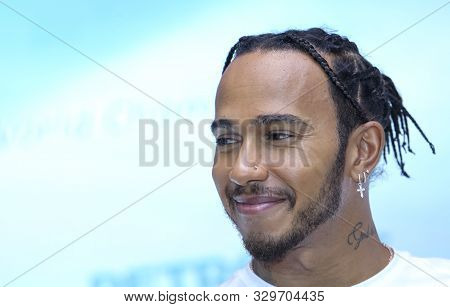 Lewis Hamilton Of Mercedes Amg Petronas Motorsport