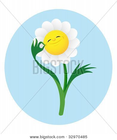 Flor sorridente