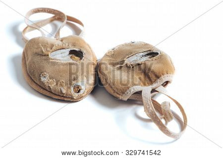 Shoes For Rhythmic Gymnastics Very Worn Active Use