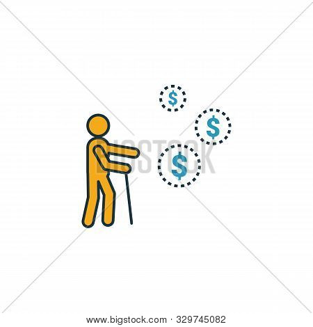 Retirement Payment Icon. Simple Element From Personal Finance Icons Collection. Creative Retirement 