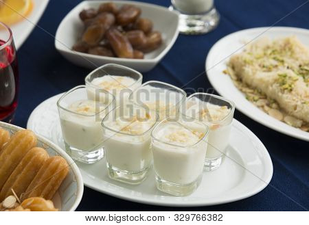 Sahlab (middle Eastern Milk Pudding)  Dessert, Cup, Drink
