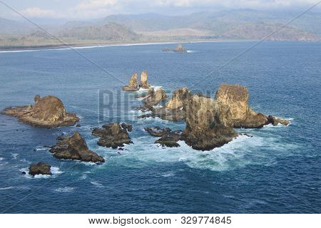 Beautiful Evening On Love Bay Jember Indonesia