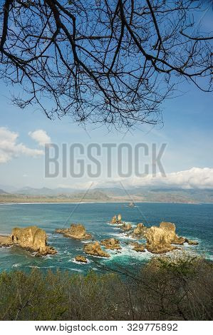 Beautiful Evening On Love Bay Jember Indonesia