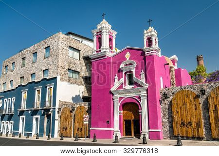 Capilla Del Cirineo, A Chapel In Puebla, Mexico