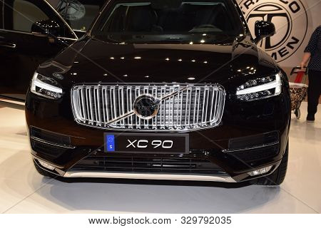 Frankfurt, Germany, September 11-2019: Trasco Bremen Volvo Xc90 Armoured Iaa 2019