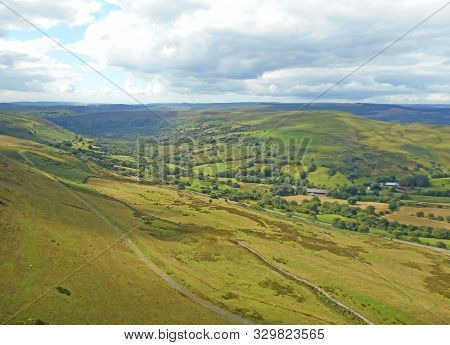 Merthyr Common From Fochriw In The Valleys Of  Wales
