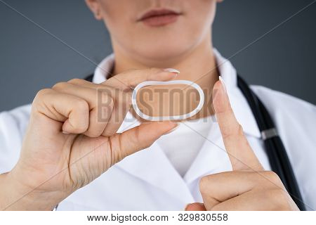 Doctor Holding Vaginal Ring For Contraceptive Use