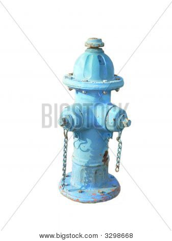 Licht blauw brandkraan