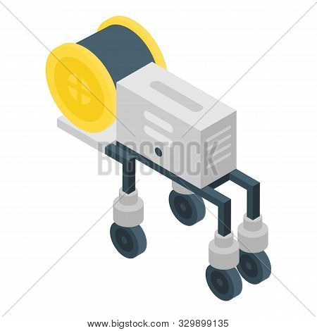 Modern Agritech Robot Icon. Isometric Of Modern Agritech Robot Vector Icon For Web Design Isolated O
